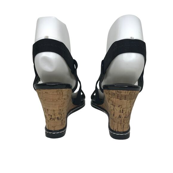 Charles By Charles David Hyper Wedge Sandal Black - Picture 4 of 11